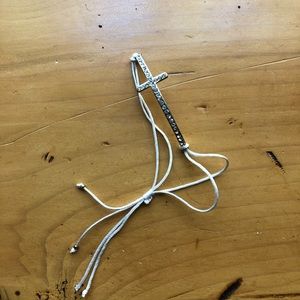 Adjustable Cross Bracelet!